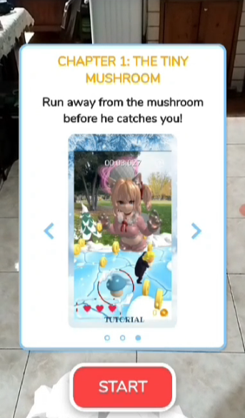 AR Game Interface - The Tiny Mushroom Chapter